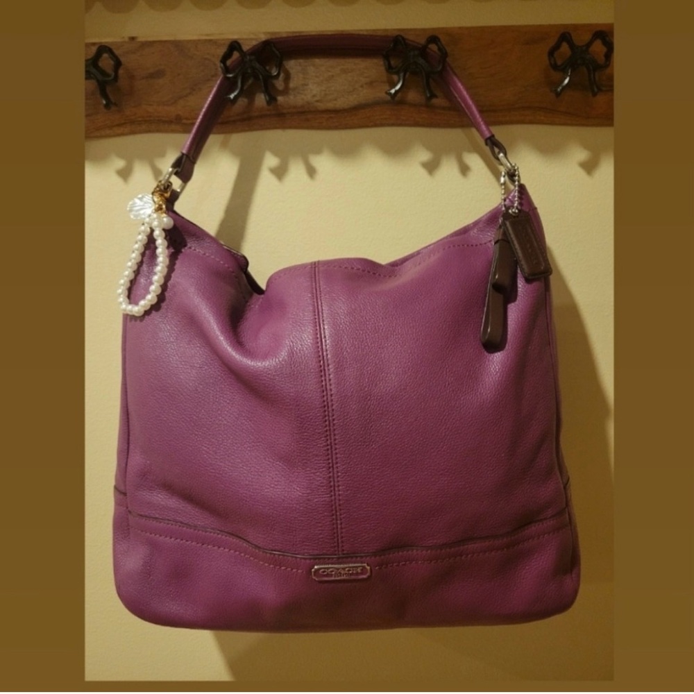 Coach 2016 Leather Hobo Shoulder Bag